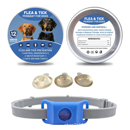 Silicone Pet Repellent Collar with Essential Oil