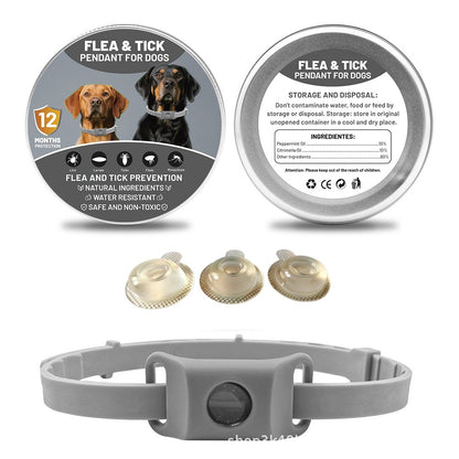 Silicone Pet Repellent Collar with Essential Oil