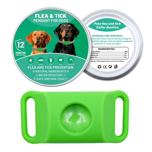 Silicone Pet Repellent Collar with Essential Oil