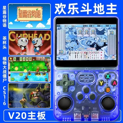 Cross-Border R36S Open-Source Handheld Psp Game Console Arkos System 1Gb Ram Ported Games Rk3326