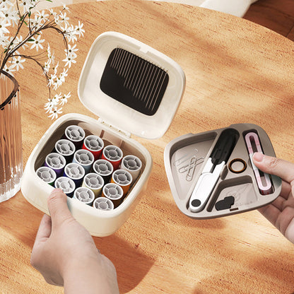 Magnetic Sewing Kit Box For Home Use, Multifunctional Sewing Kit Set, Student Dormitory Sewing Storage Box, Light Luxury Sewing Kit