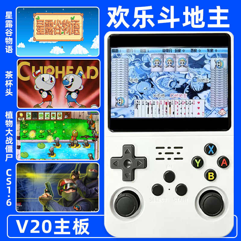 Cross-Border R36S Open-Source Handheld Psp Game Console Arkos System 1Gb Ram Ported Games Rk3326