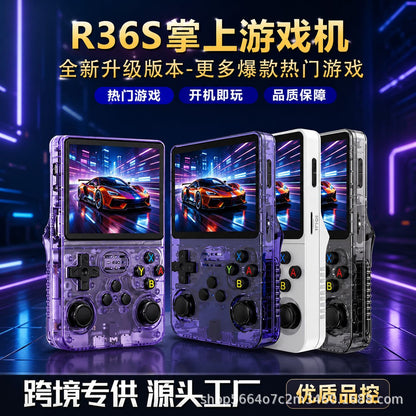 Cross-Border New Model R36S Open-Source Handheld Game Console Retro Psp Arcade Cross-Border Classic Fc Arcade Portable