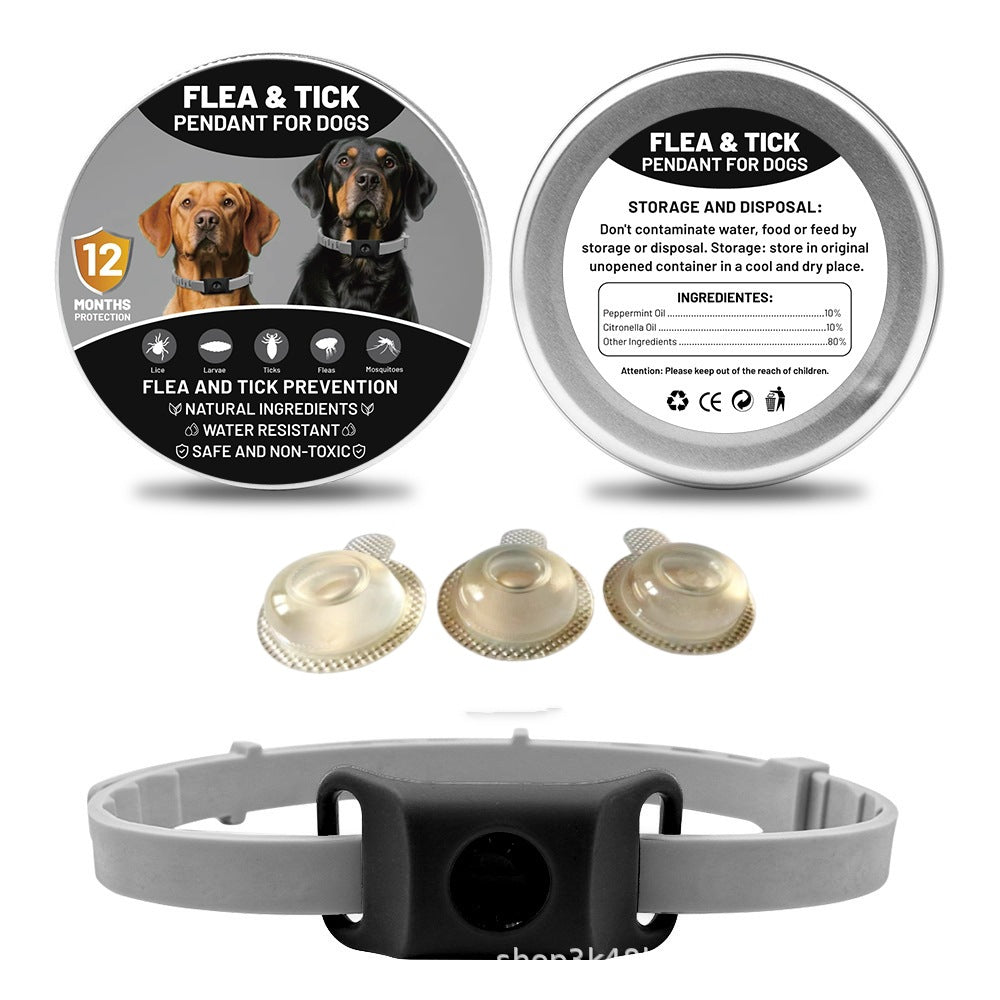 Silicone Pet Repellent Collar with Essential Oil